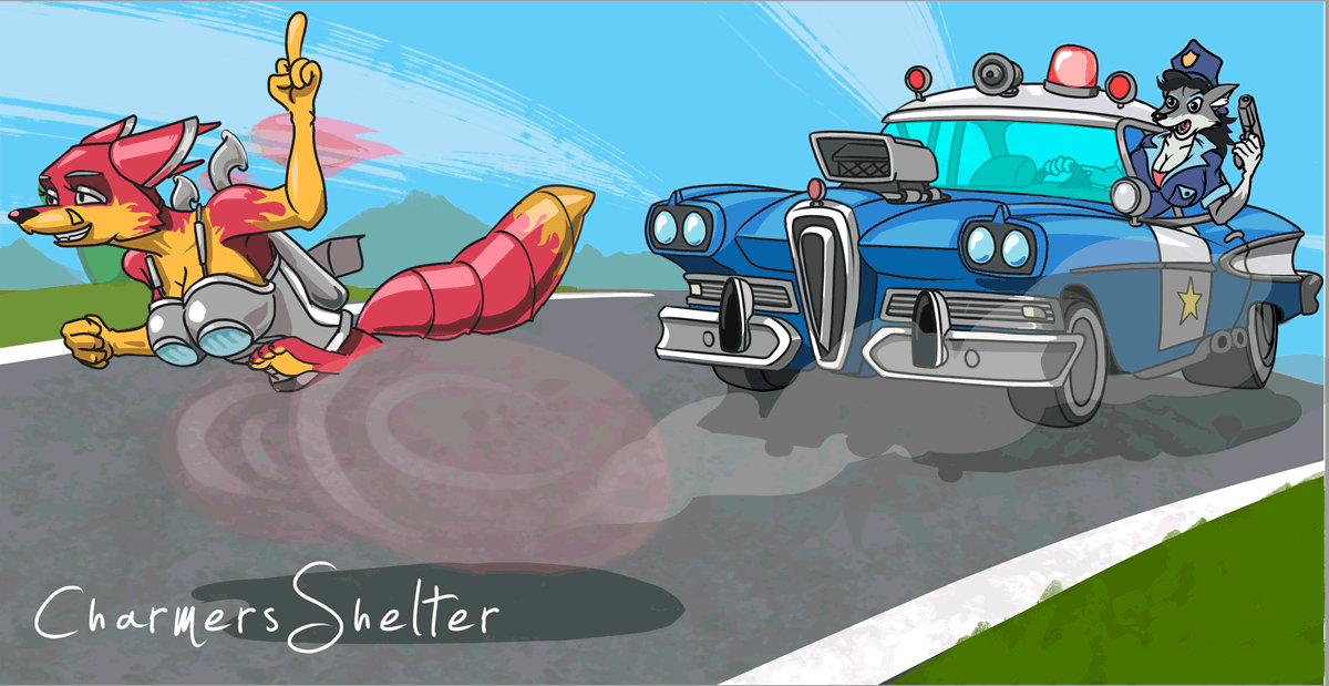 Pyro on the Run! by Sketchywolf-13 on DeviantArt