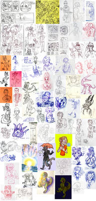 fairly large sketch dump