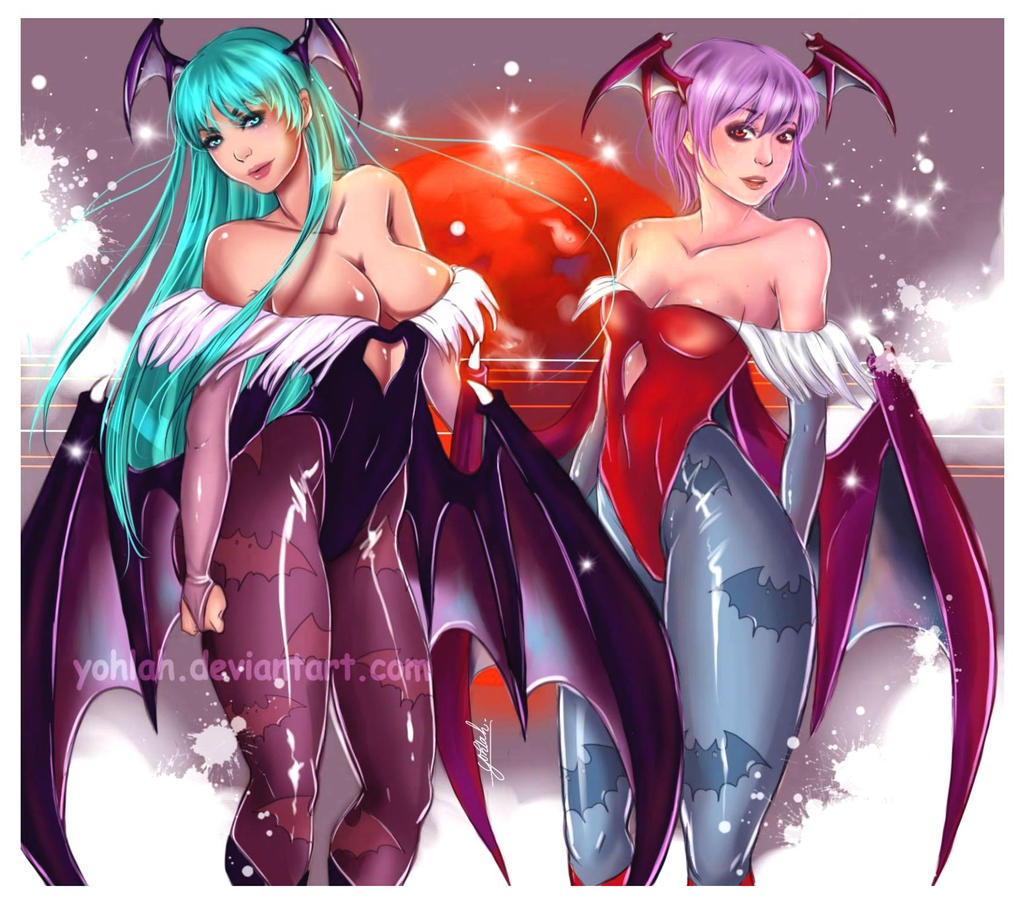 Lilith and Morrigan