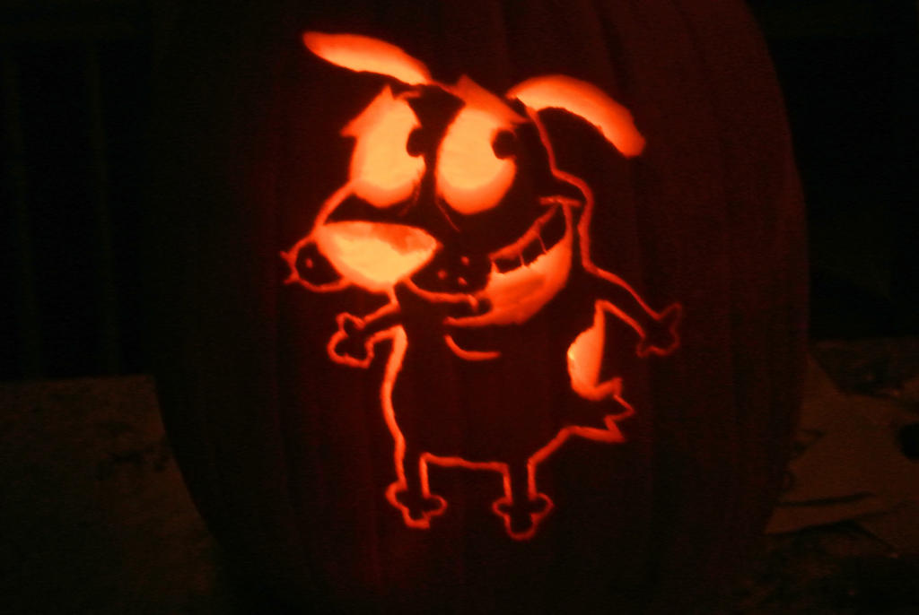 Courage the Cowardly Pumpkin by NEOmi-triX on DeviantArt