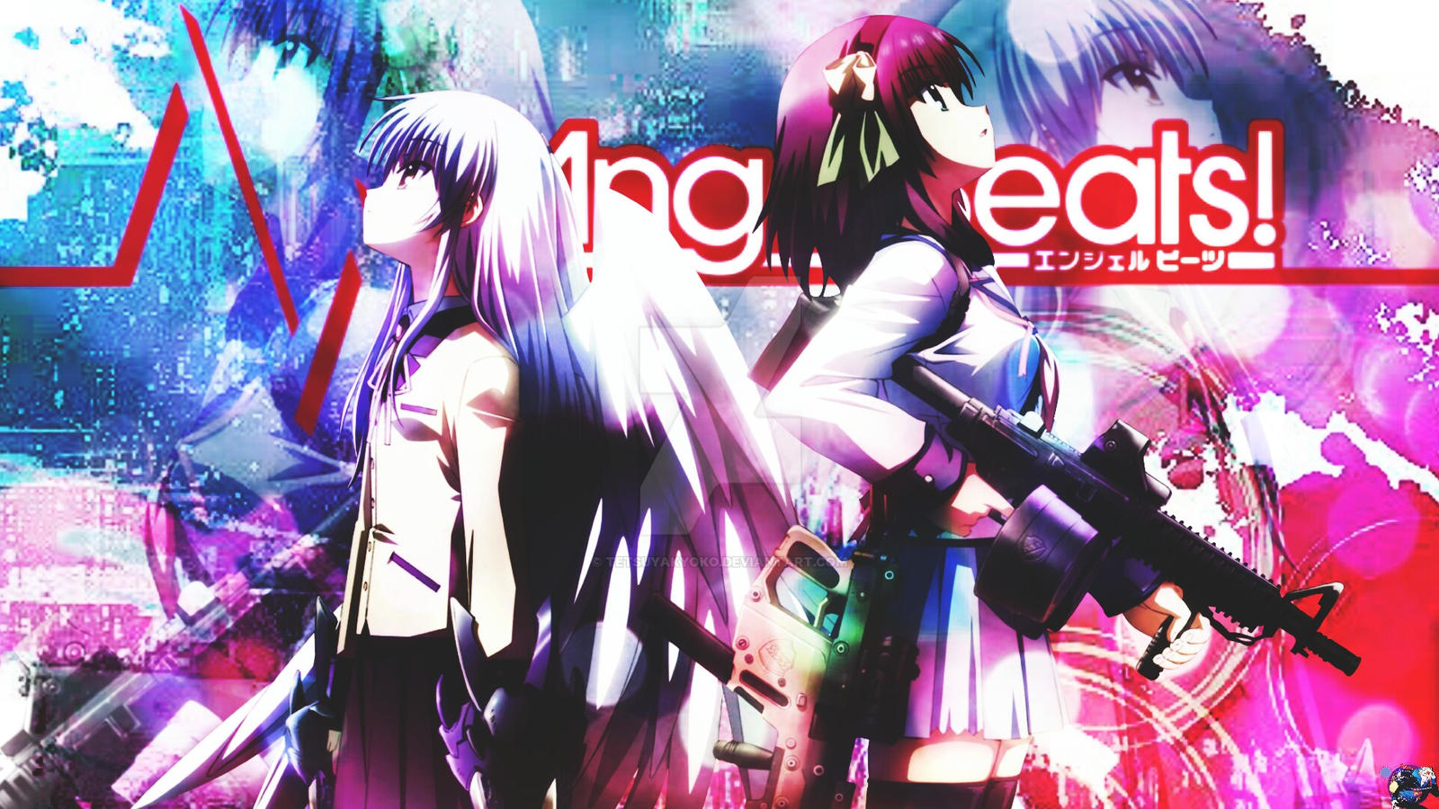 Angel Beats, anime-girl, anime, sad, HD wallpaper