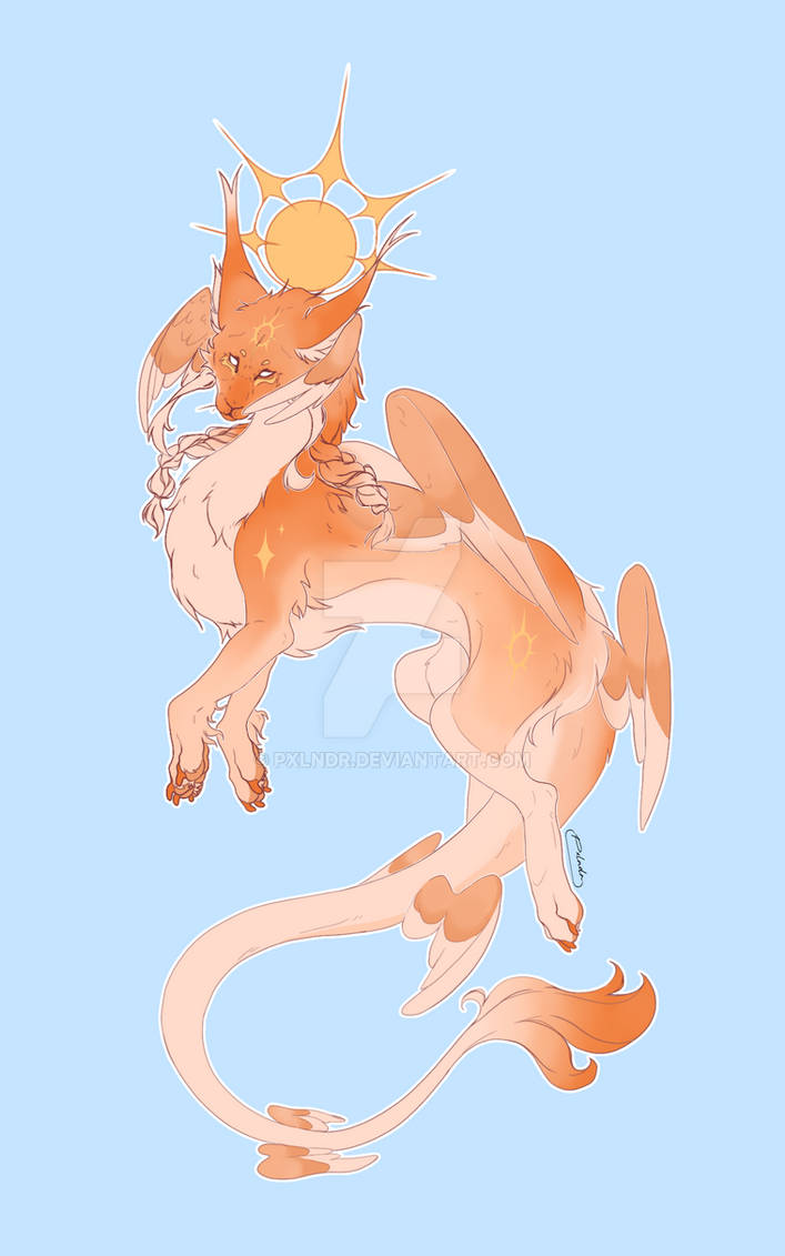 Solar Drake Creature Solar dragon by Pxlndr on DeviantArt