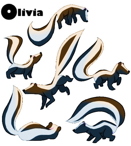 Skunk Spirit Animal- Olivia by HogwartsElf on DeviantArt Skunk Spirit Animal- Olivia by HogwartsElf on DeviantArt