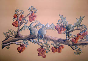 Three Dragons in a Berry Tree