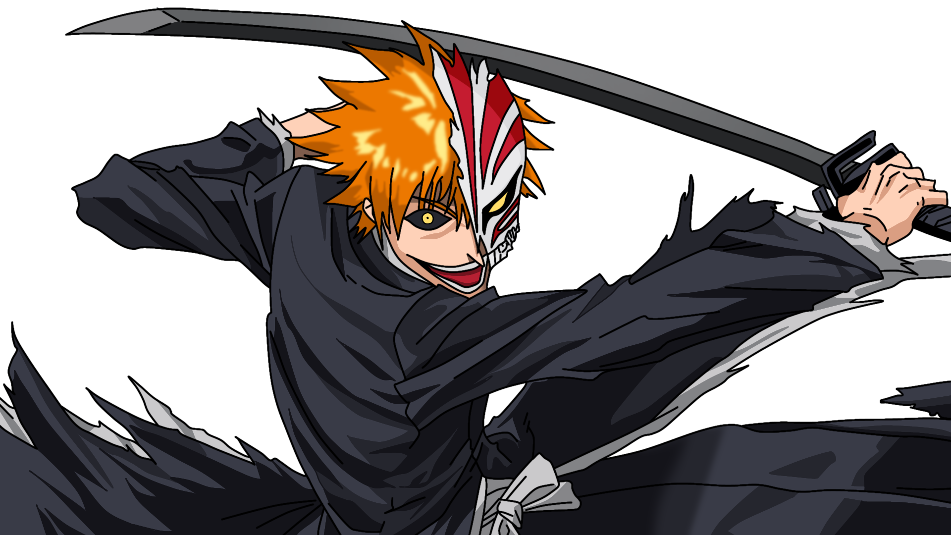 Animated Steam Artwork - Kurosaki Ichigo Hollow by Sharky178 on DeviantArt