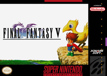 Final Fantasy V SNES USA Cover Art