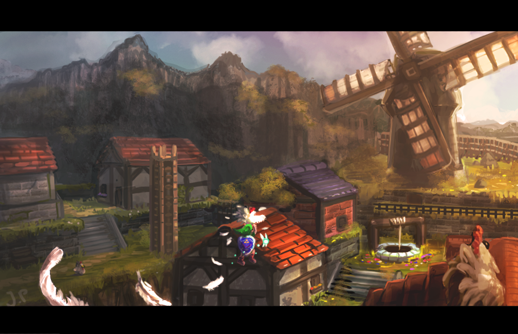 Zelda Twilight Princess Kakariko Village Legend of Zelda : Kakariko Village by Minionslayer on DeviantArt
