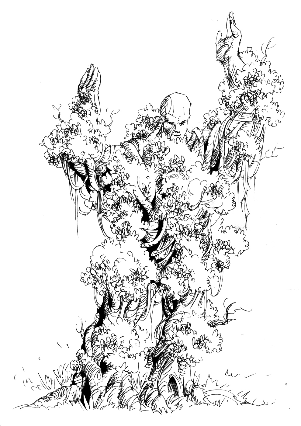 tree-n-man sketch