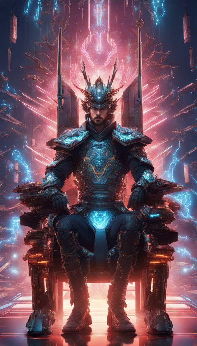 Hi Tech Samurai Legendary cyber shogun, wearing high-tech samurai by Bushiarts on ...
