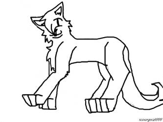 free cat outline