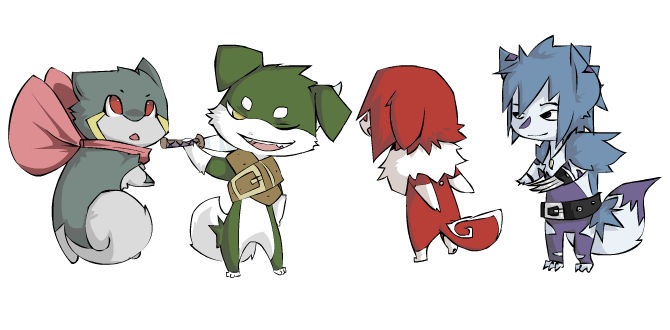 Chibi Fangorian Warriors