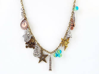 peter pan charm necklace