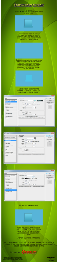 Tuto Photoshop FR  empreinte  relief en creux