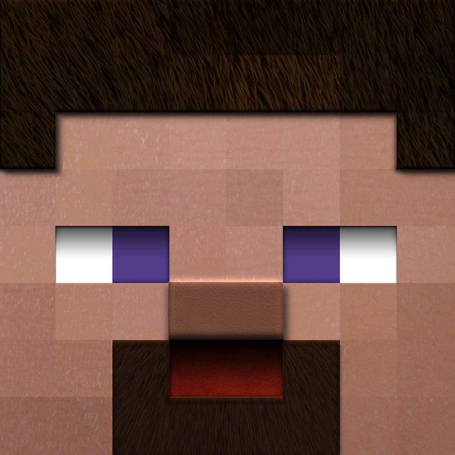 Real Minecraft Steven Realistic Minecraft Steve's Head by dante231 on DeviantArt