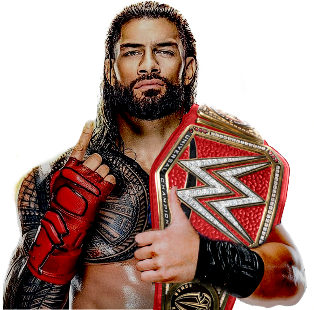 Roman Reigns Red Universal Champion 2022 Render by SuperAjStylesNick on ...