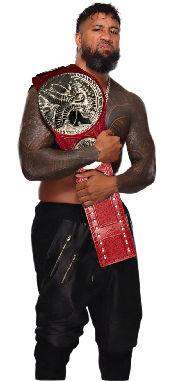Jey Uso Custom 2022 Raw Tag Team Champion Render by SuperAjStylesNick