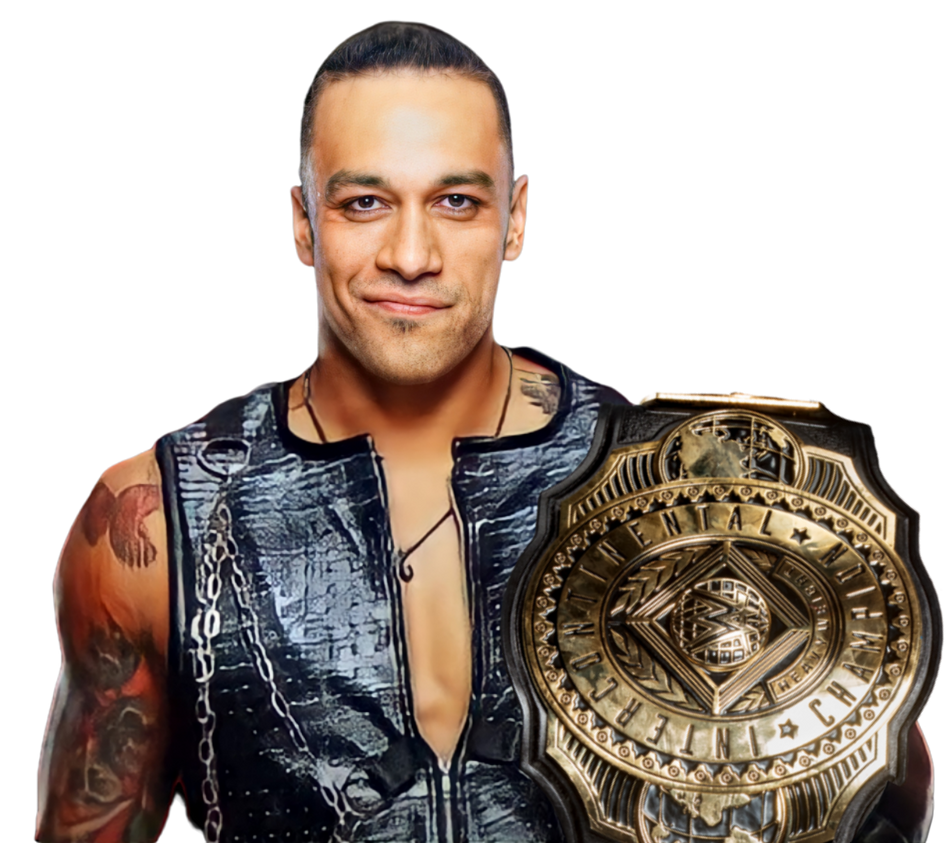 Damian Priest Custom IC Champion PNG Render 1 by SuperAjStylesNick on