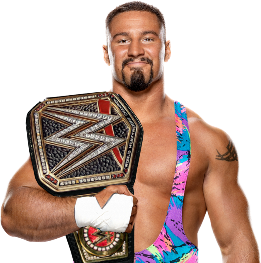 Bron Breakker (Custom) WWE Champion PNG 2 by SuperAjStylesNick on