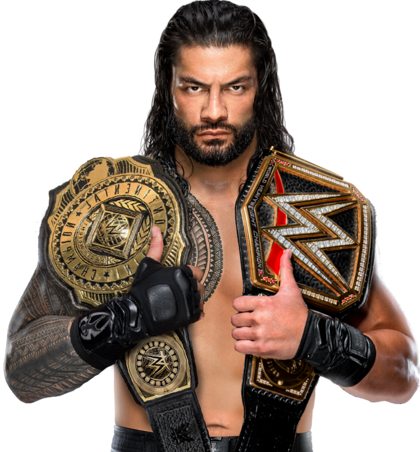 Roman Reigns IC/WWE Champion Render PNG by SuperAjStylesNick on DeviantArt
