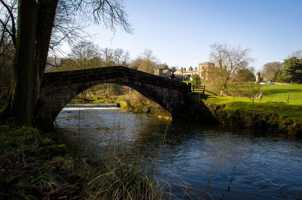 across the bridge