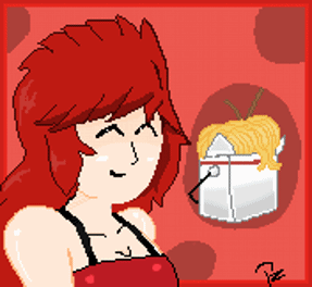 GIF pixel: Rosy And His Noodles