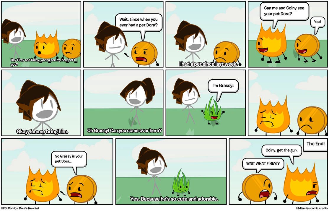 Bfdi Dora Rizz BFDI Comics Dora's New Pet by BFDIComics on DeviantArt