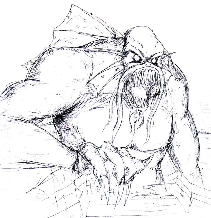 Deep One Face Deep One by NeoKamikaze on DeviantArt