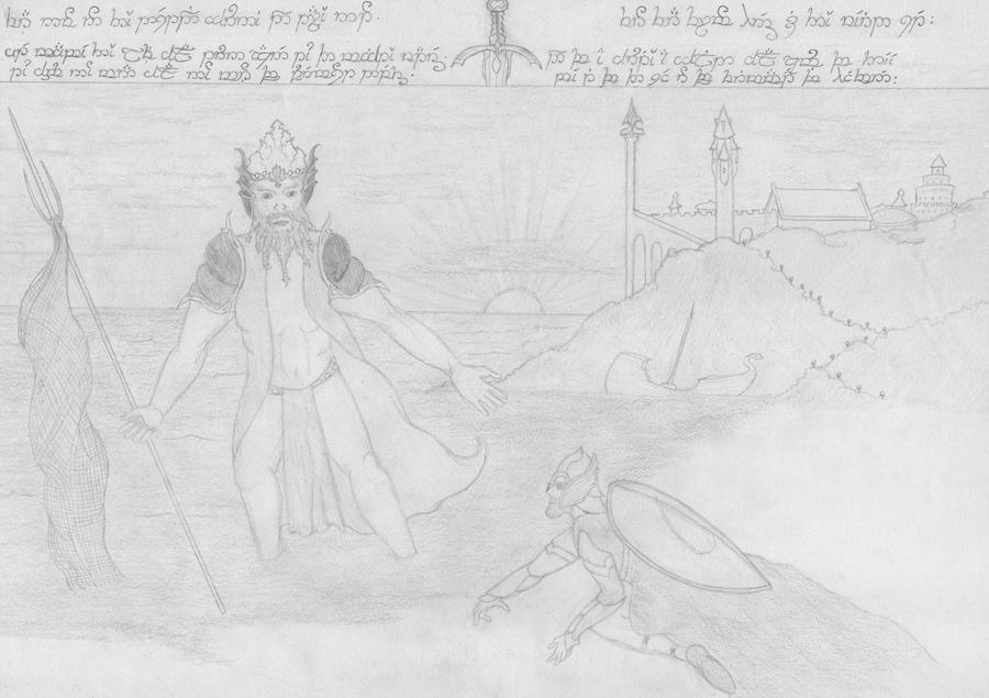 At the Shores of Vinyamar by BeregondOfIthilien on DeviantArt