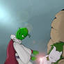 Dende healing Mewtwo