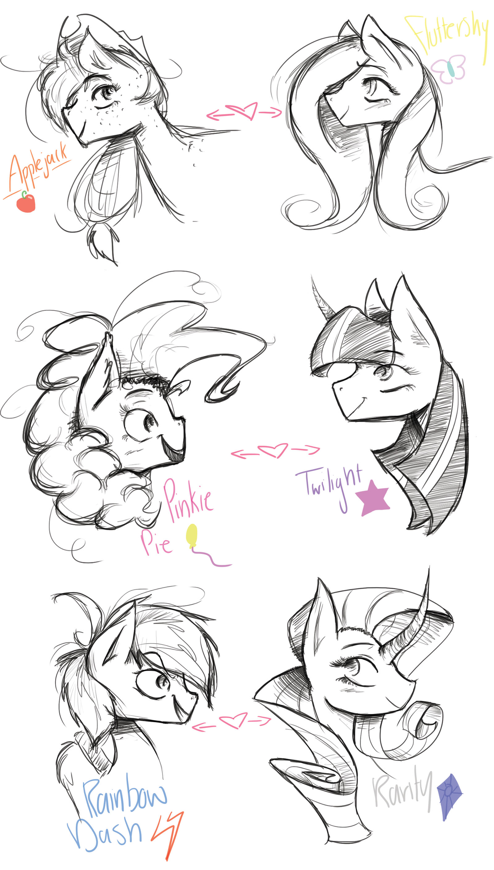 Mlp Head Types My Little Pony appearance headcannons by HeeeeresIzzy on DeviantArt