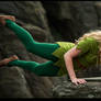 Peter Pan flying in angry