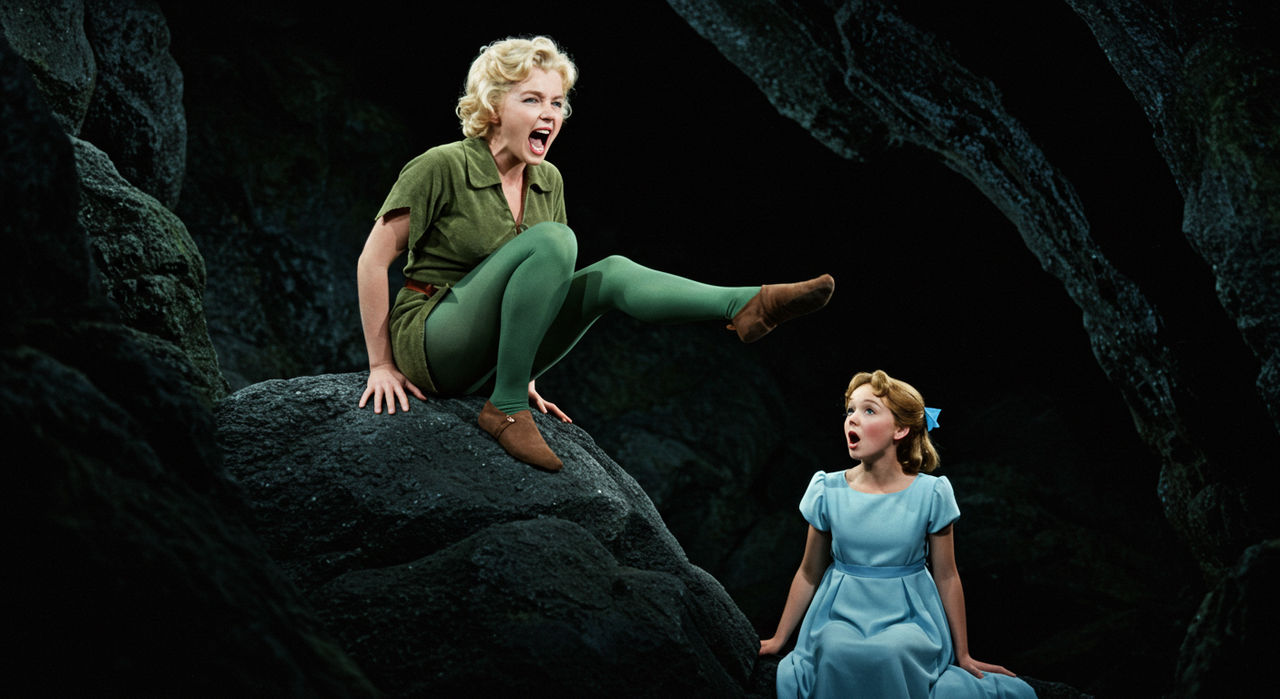 Marilyn Monroe as Peter Pan