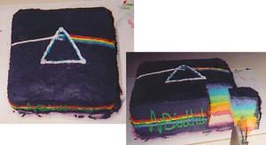 Dark Side of the Moon Cake