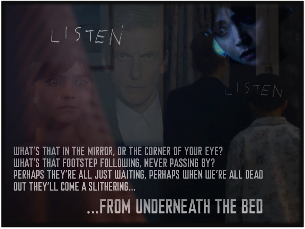 Doctor Who Listen Riddle Doctor who Listen by anne765dssms on DeviantArt