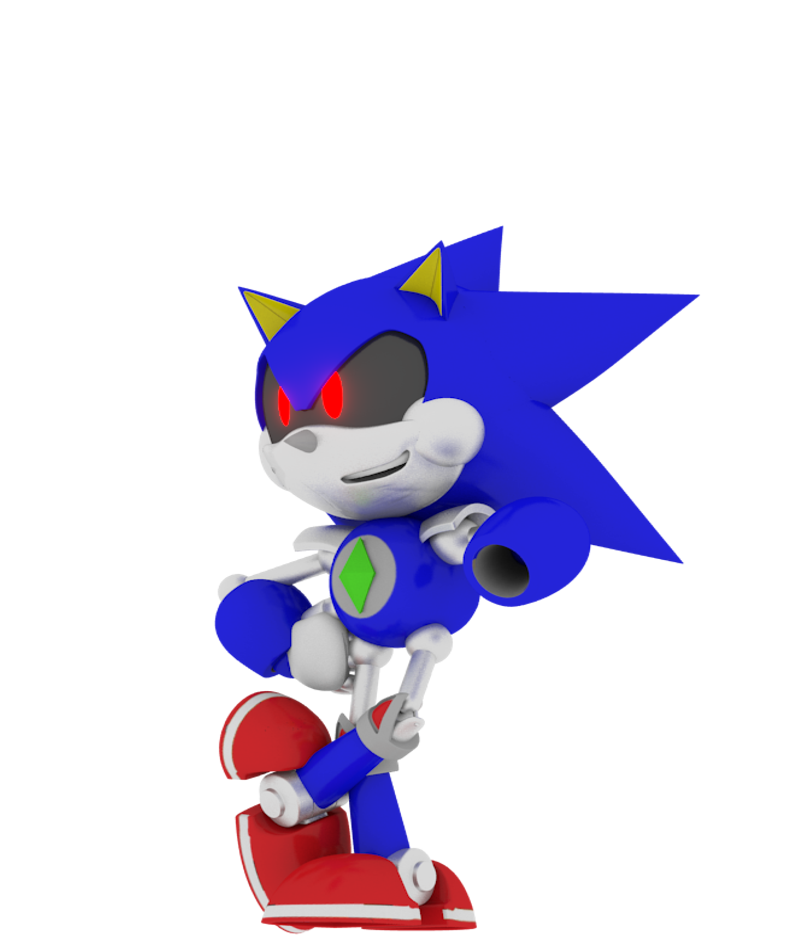 Metal Sonic 2.5/Shard's old form (Green Gem)