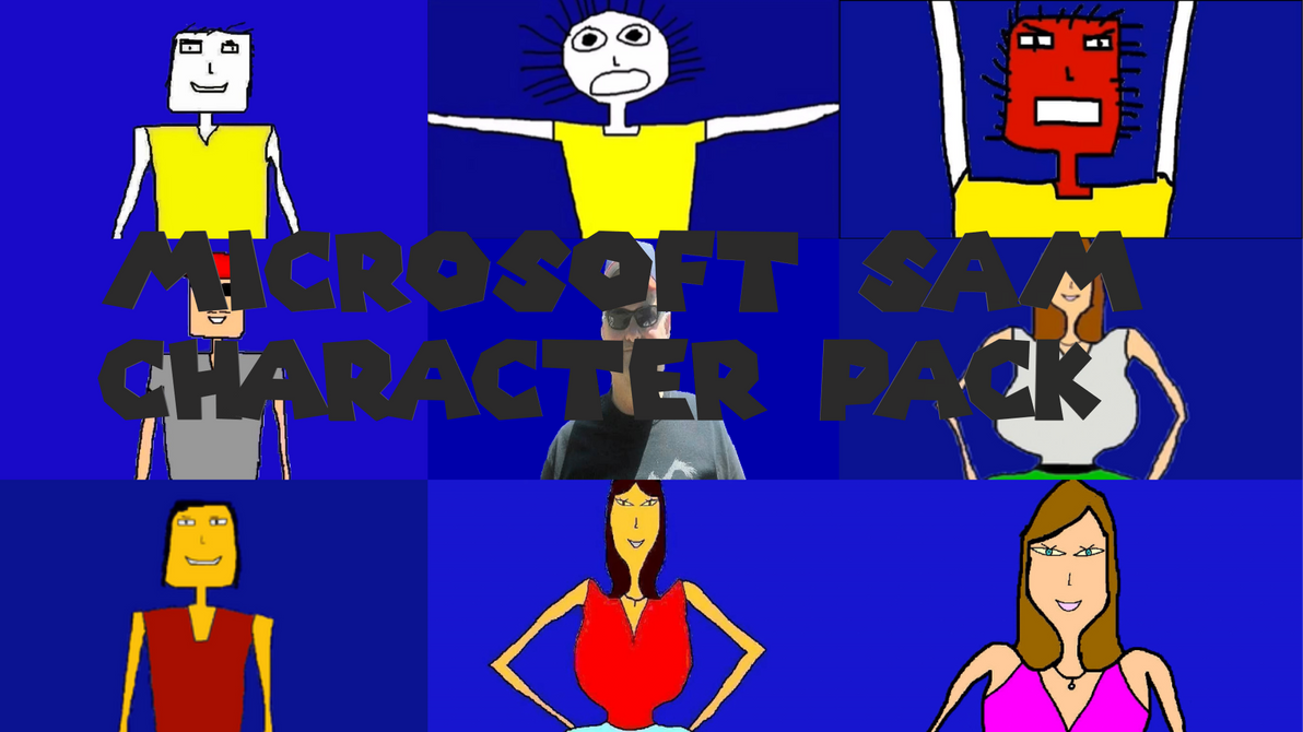 Microsoft Sam Character Pack! by Nawat2555 on DeviantArt