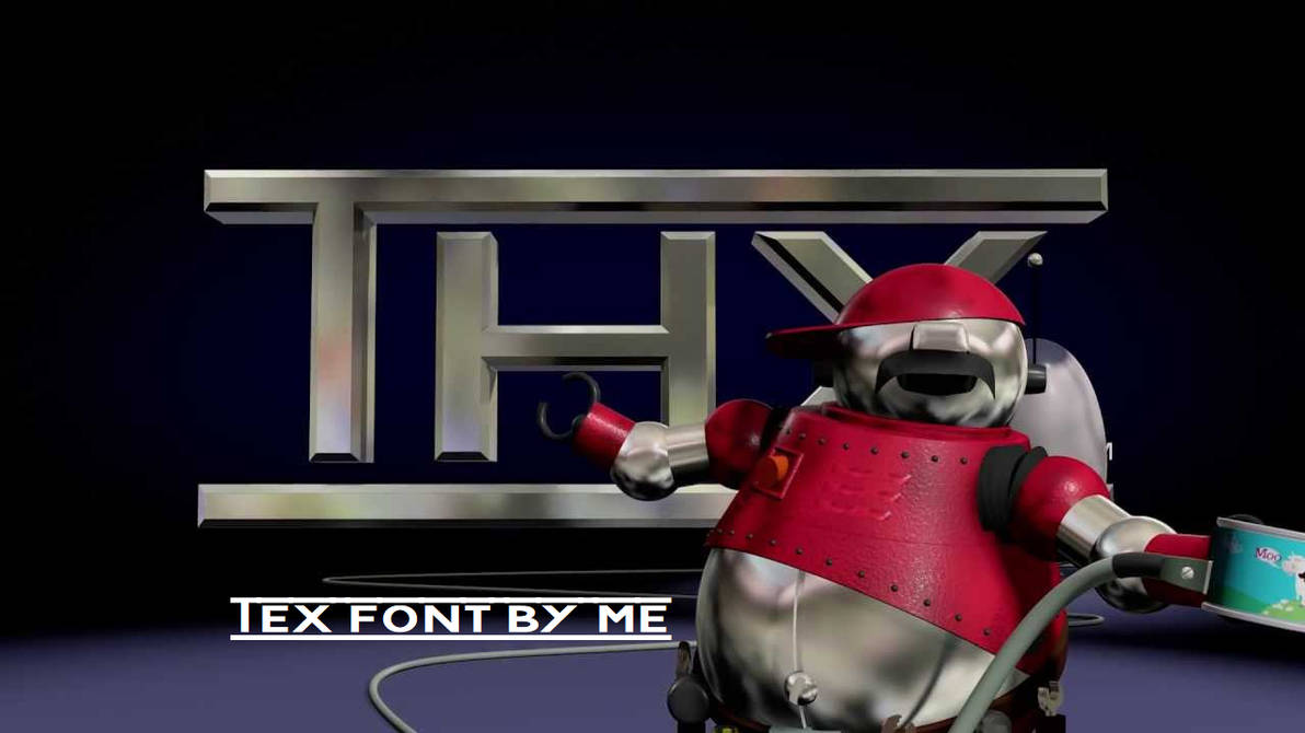 THX Tex Font by Nawat2555 on DeviantArt