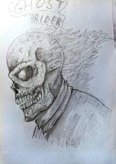 Ghost rider drawing