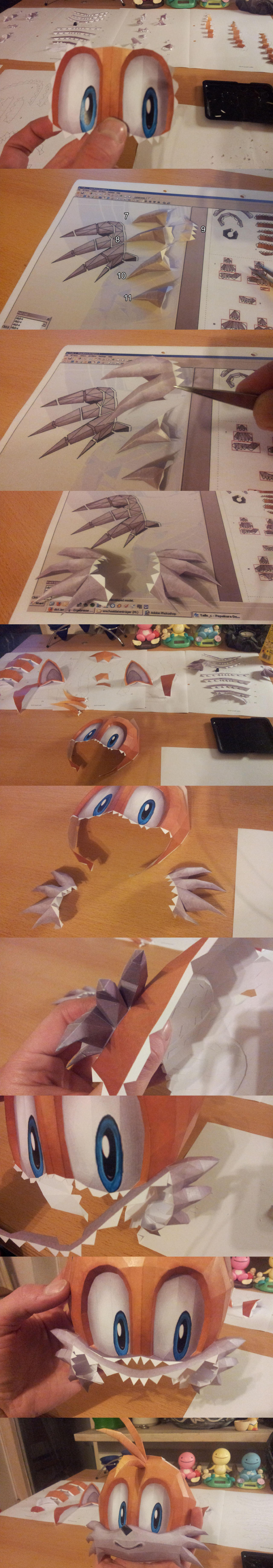 Tails Headshot Tails - Head by Destro2k on DeviantArt