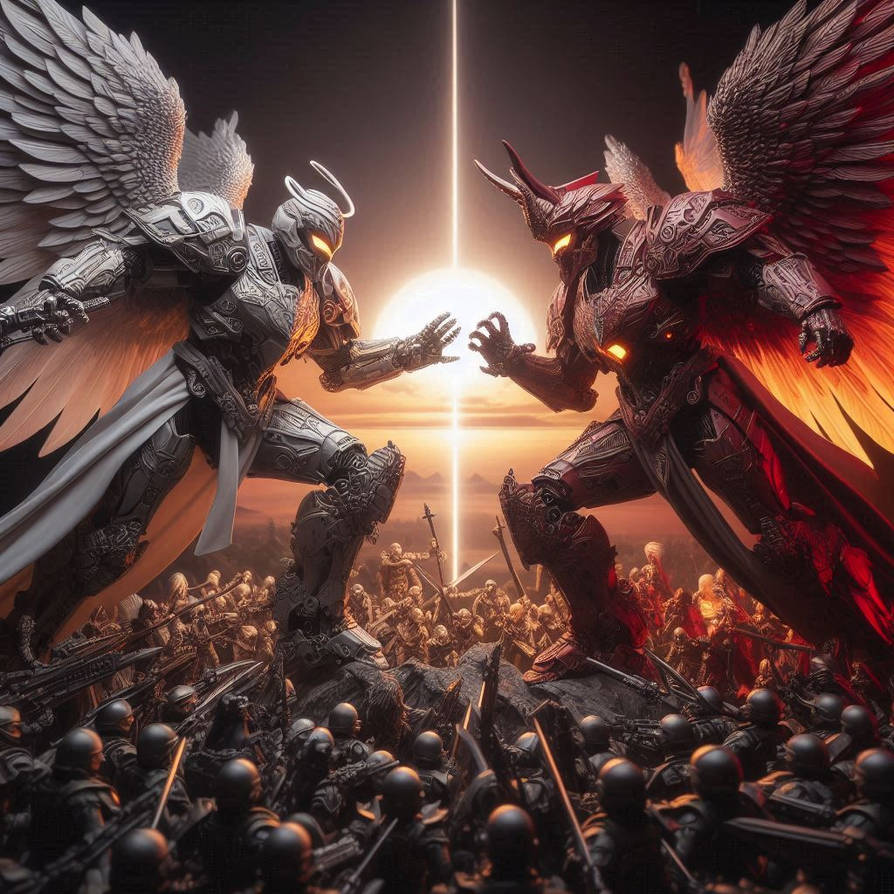 Knight Vs Devil Angel Knight Devil Knight 2 by TheOne6969696969 on DeviantArt