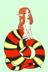 Femboy Naga Adopt - Milk Snake