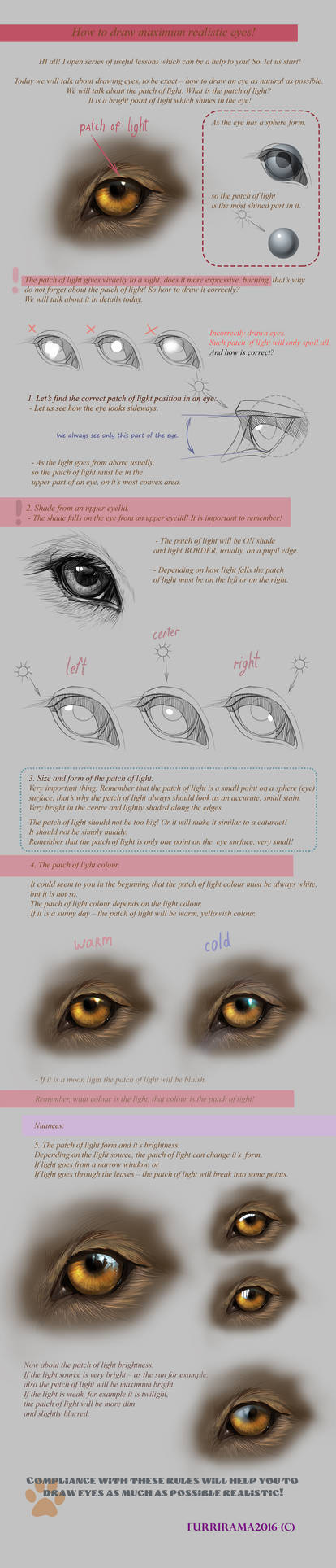 Tutorial:How to draw maximum realistic eyes!