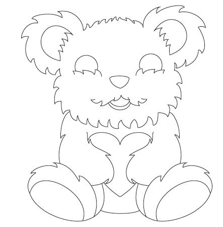 Teddy Bear Outline by Animist on DeviantArt