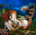 Galla's Treasure 40 X 40 Oil on Canvas Final by AdrianXXX777