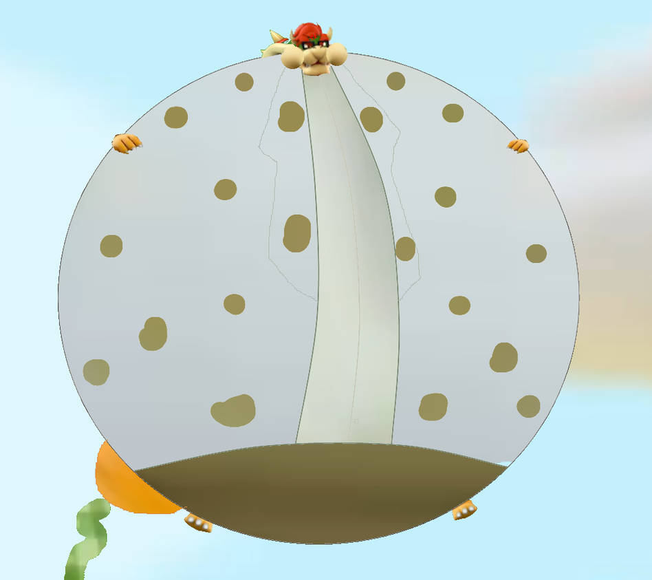 Browser Inflation Requestmas - Inflated NEW 3ds Bowser by RareInflationFatPics on DeviantArt
