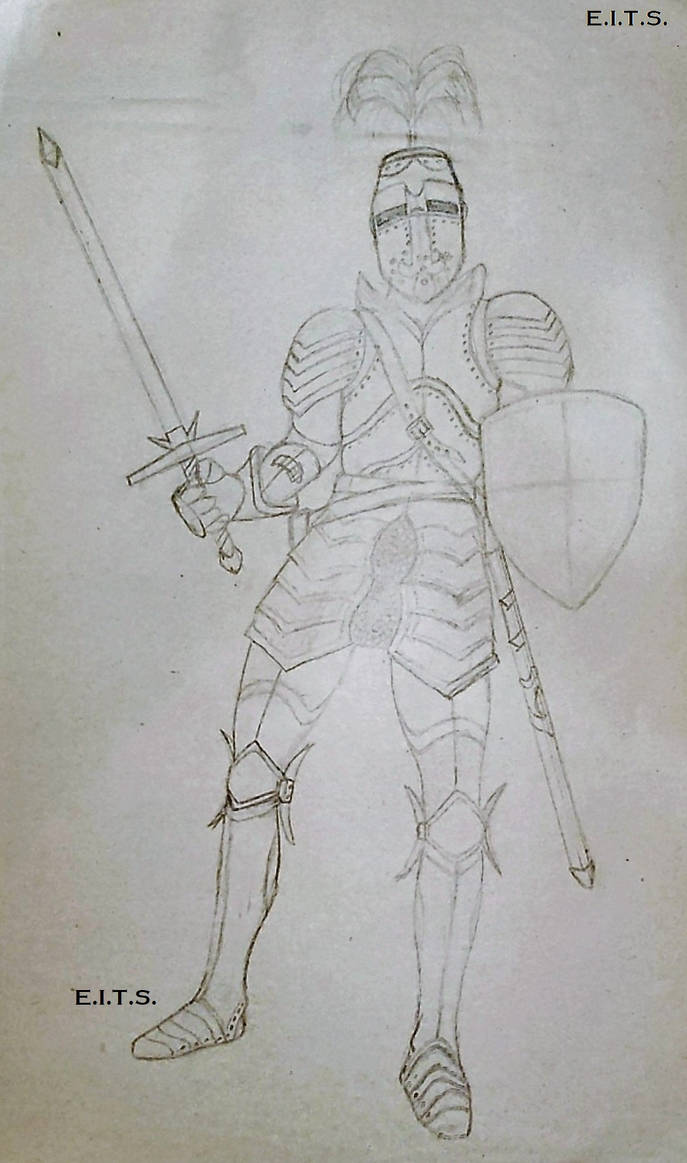 Knight Drawable Drawing a Knight. by Artever on DeviantArt