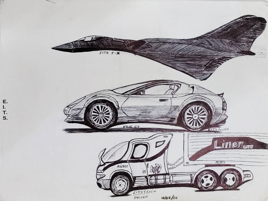 Ballpoint ink. Designs EITS. by Artever on DeviantArt