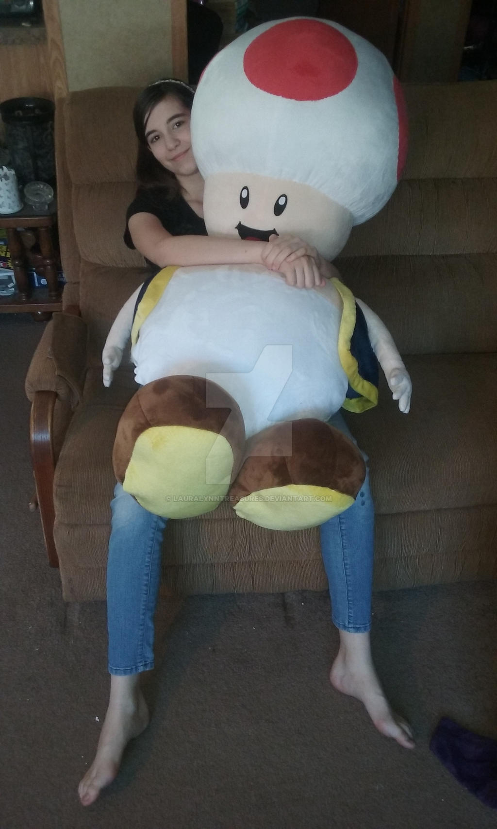 Life Size Toad Plush by LauraLynnTreasures on DeviantArt
