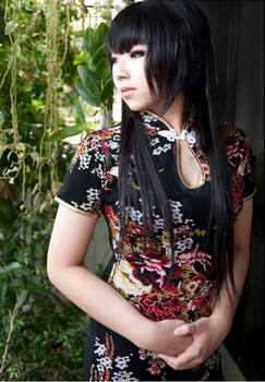 Black Cheongsam