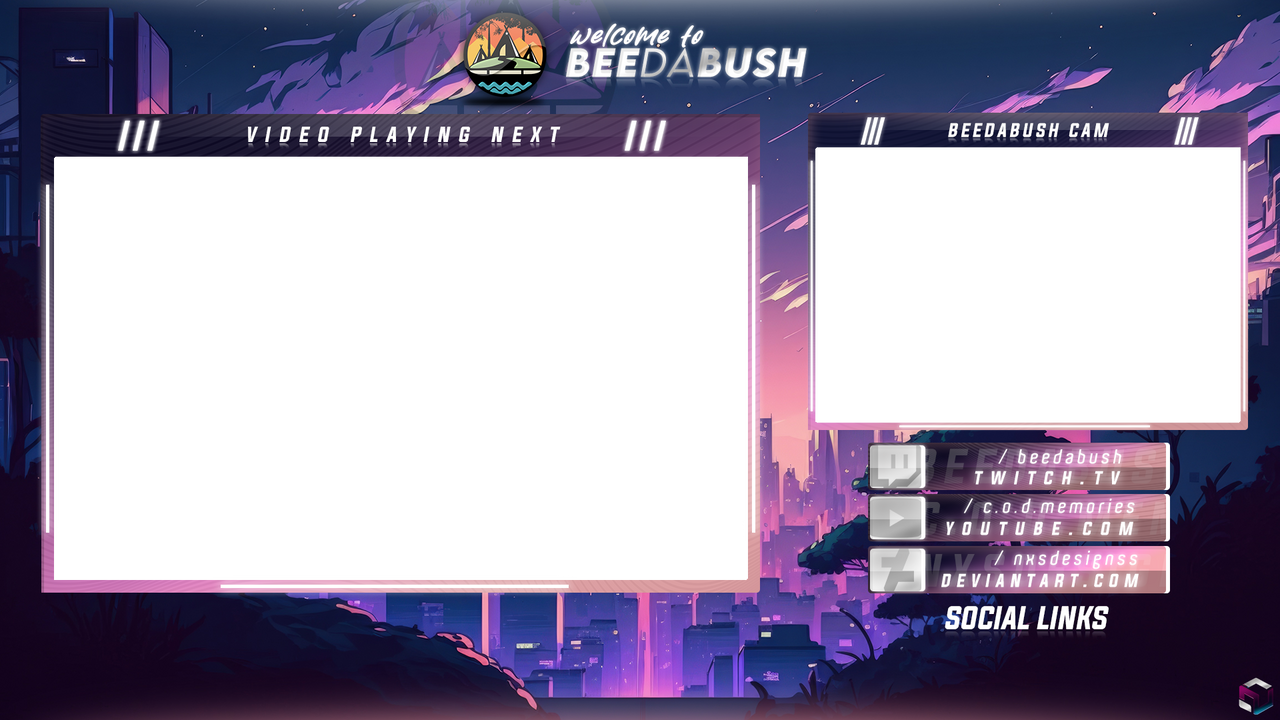 Youtube Intro Screen for @BeeDaBush by NXSDesignss on DeviantArt
